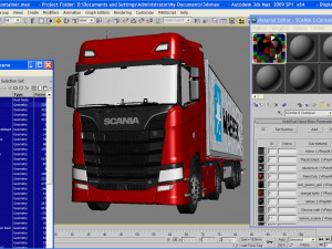 Truck s 730 container Model 3D