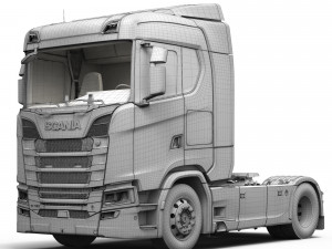 truck s- normal Modelo 3D