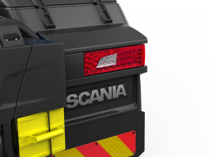 truck with semi trailer tanker 3D Модель