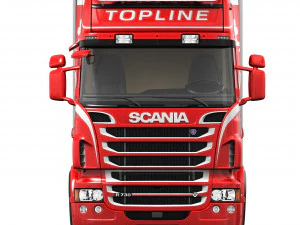 货车 6x2 3D 模型