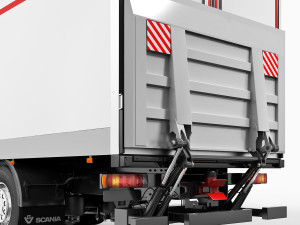 truck van 6x2 Modelo 3D