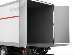 truck van 6x2 Modelo 3D