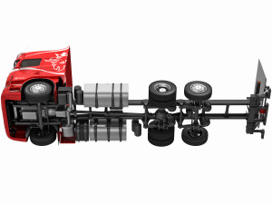 truck van 6x2 Modelo 3D
