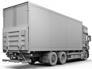 truck van 6x2 Modelo 3D