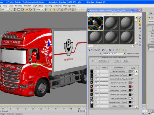 货车 6x2 3D 模型