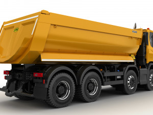 dump truck 8x4 Modelo 3D