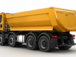 dump truck 8x4 Modelo 3D
