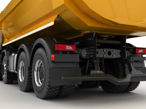 dump truck 8x4 Modelo 3D