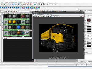 dump truck 8x4 Modelo 3D