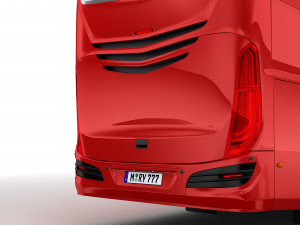 tour bus 6x2 Modelo 3D