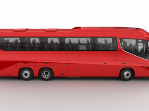 tour bus 6x2 Modelo 3D