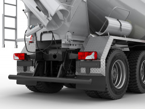 concrete mixer truck 8x4 Modelo 3D