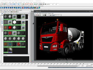 concrete mixer truck 8x4 Modelo 3D