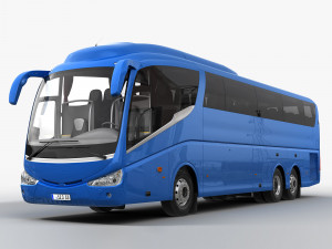 generic bus 6x2 Modelo 3D
