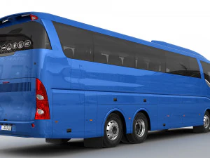generic bus 6x2 3D Model