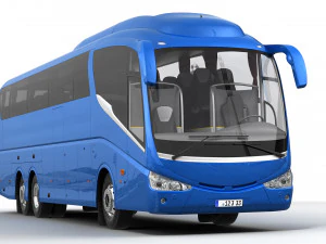 generic bus 6x2 3D Model