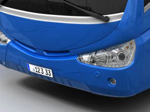 generic bus 6x2 3D Model