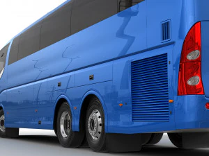 generic bus 6x2 3D Model