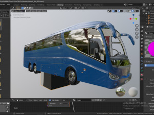 generic bus 6x2 Modelo 3D