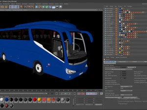 generic bus 6x2 3D Model