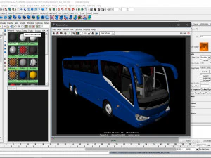 generic bus 6x2 3D Model
