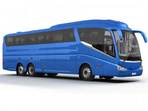 generic bus 6x2 3D Model