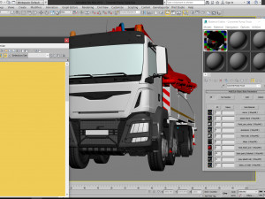 concrete pump truck 3D-Modell