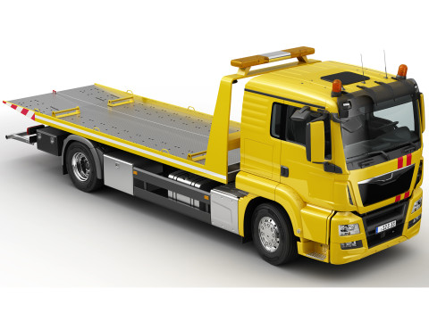 Tow Truck 4X2 3D-Modell