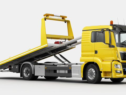 Tow Truck 4X2 3Dモデル