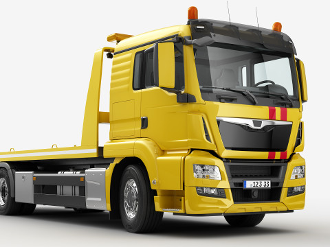 Tow Truck 4X2 3Dモデル