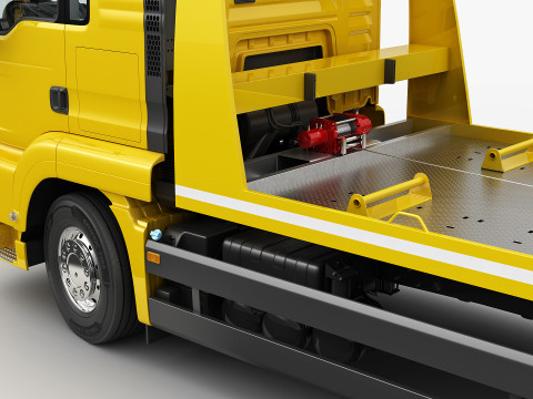 Tow Truck 4X2 3Dモデル