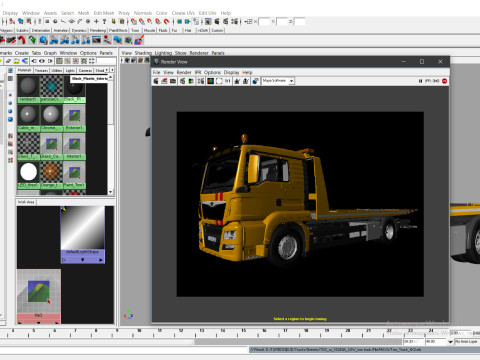 Tow Truck 4X2 3Dモデル