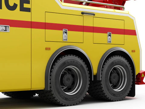 TOW TRUCK 8X4 3D Model