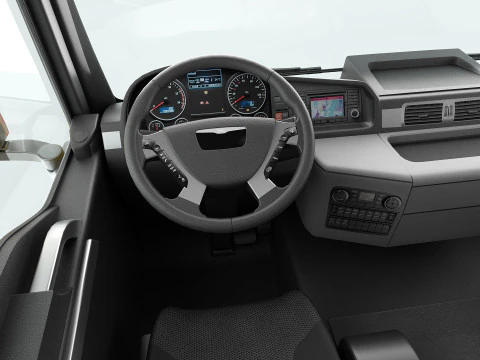 Dump Truck 6X4 3D Model