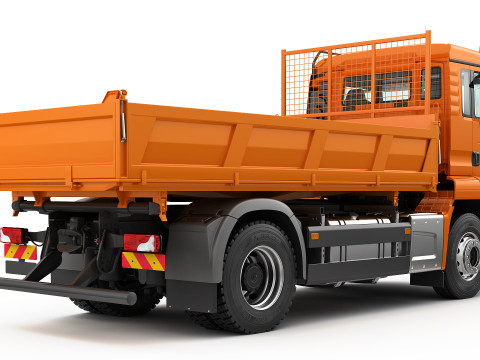 Dump Truck 4X2 Model 3D