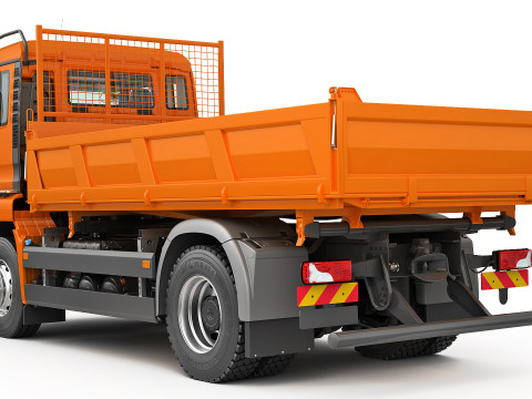 Dump Truck 4X2 Model 3D