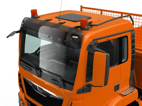 Dump Truck 4X2 Model 3D