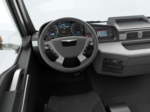 Dump Truck 4X2 Model 3D