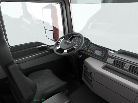 Dump Truck 4X2 Model 3D