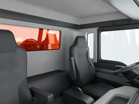 Dump Truck 4X2 Model 3D