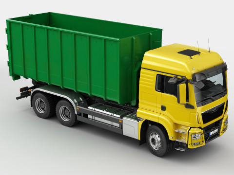 Multilift Truck 6X4 3D Model