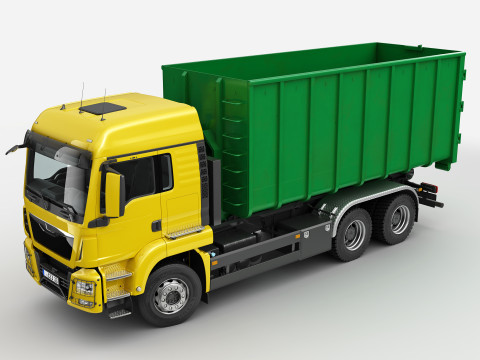 Multilift Truck 6X4 3D Model