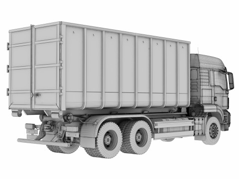 Multilift Truck 6X4 3D Model