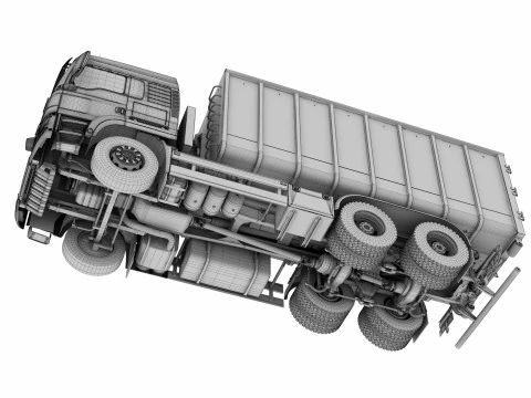 Multilift Truck 6X4 3D Model