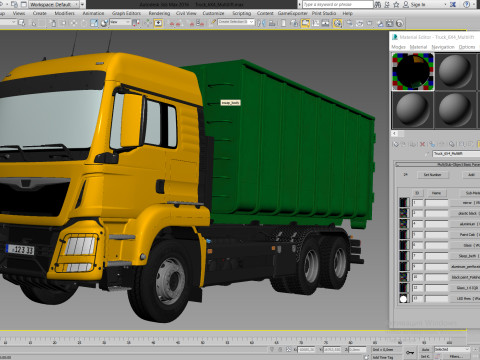 Multilift Truck 6X4 3D Model