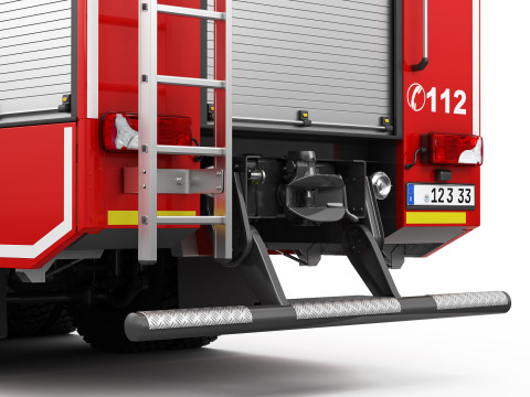 FIRE TRUCK 6X4 3Dモデル