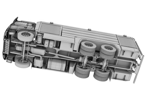 FIRE TRUCK 6X4 3Dモデル
