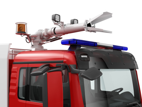FIRE TRUCK 6X4 3Dモデル