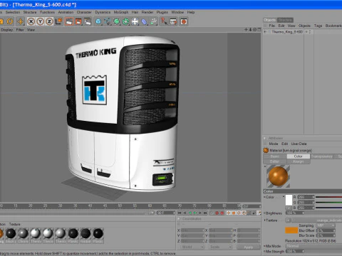 Refrigeration unit 3D Model