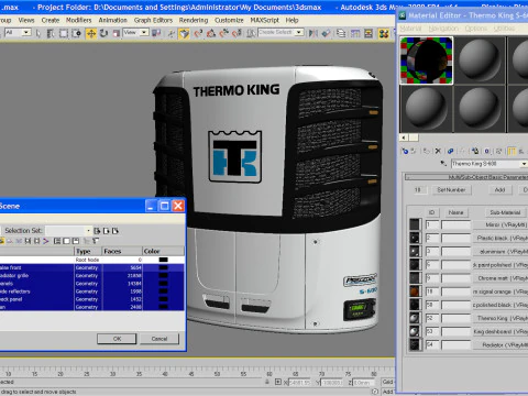 Refrigeration unit 3D Model